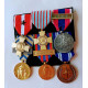 MONTAGE MEDAILLES PENDANTES support velours noir