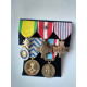 MONTAGE MEDAILLES PENDANTES support velours noir