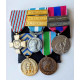 MONTAGE MEDAILLES PENDANTES support velours noir