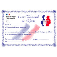 DIPLOME CONSEIL MUNICIPAL DES JEUNES