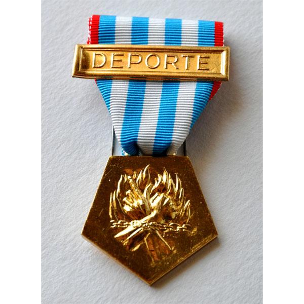 MEDAILLE DES  DEPORTES POUR FAITS DE RESISTANCE