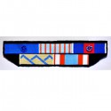 barrette d'uniforme cousue