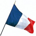 Drapeaux hampe bois