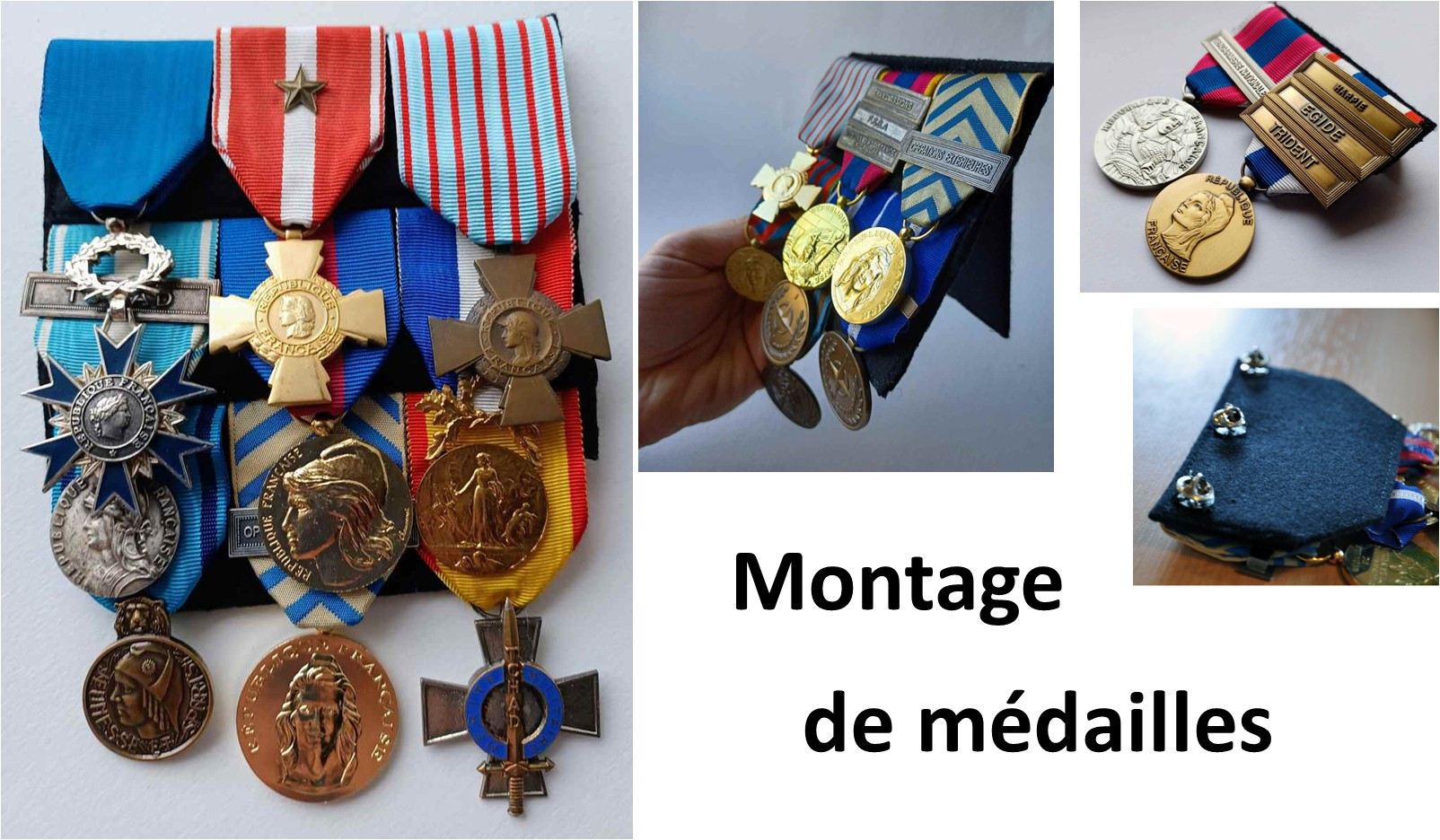 montage de medailles pendantes
